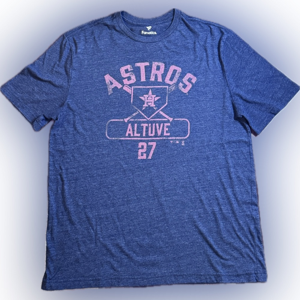 Fanatics Navy  Astros  Altuve T-Shirt large unisex